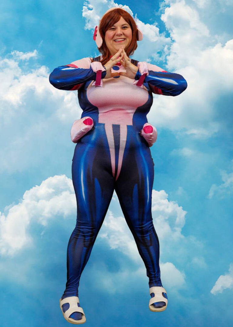 Floating Hero Student